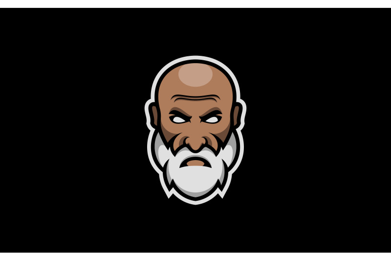 evil-master-or-old-man-with-beard-mascot-logo-template