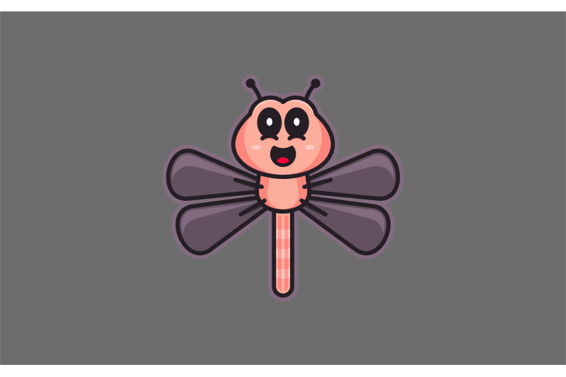 cute-firefly-or-dragonfly-insect-mascot-logo-design-vector-template