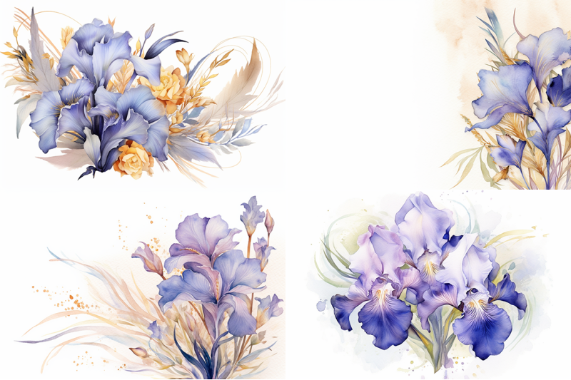 iris-symphony-watercolor-floral-masterpieces