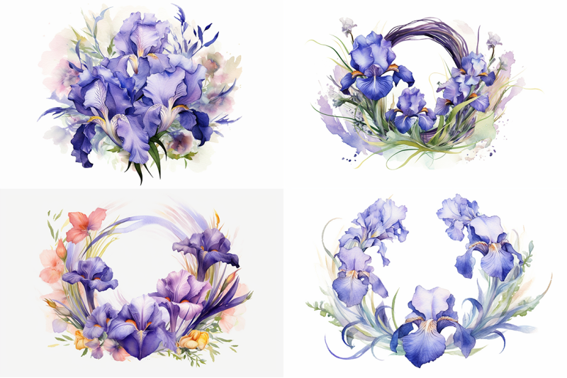 iris-symphony-watercolor-floral-masterpieces