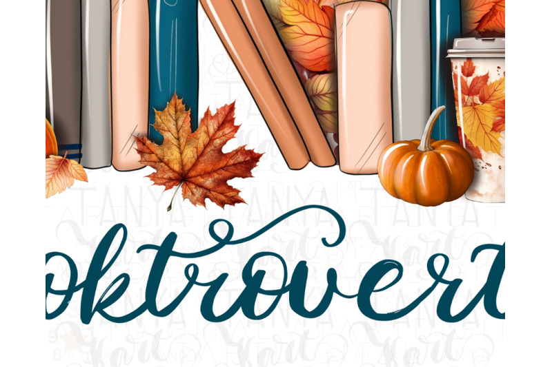 fall-fublimation-booktrovert-autumn-png-instant-download-book-reading