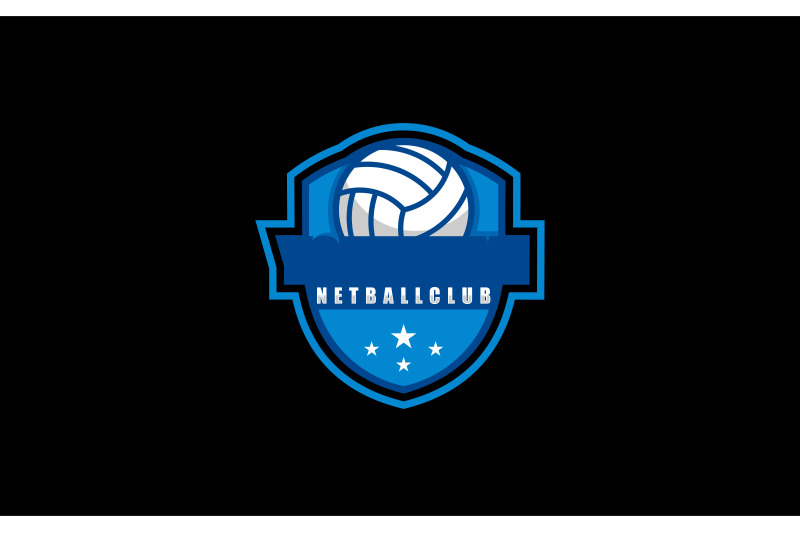 volleyball-or-net-ball-team-badge-logo-design-vector-template