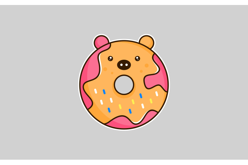 pig-in-donut-shape-mascot-logo-design-vector-template