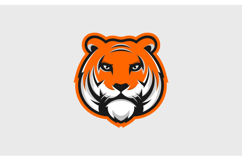 tiger-head-mascot-logo-design-vector-template