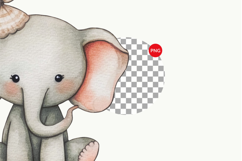 watercolor-baby-elephant