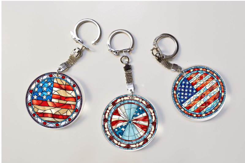 4th-of-july-stained-glass-keychain-png