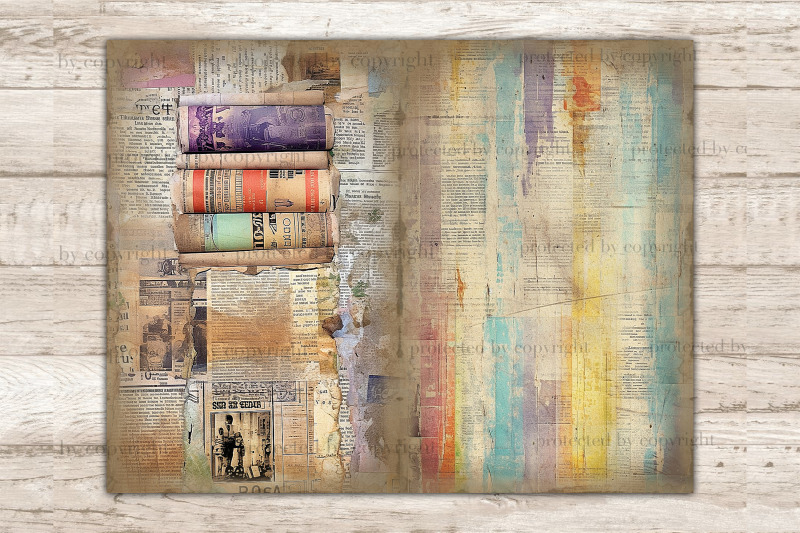 newspaper-journal-card-vintage-ephemera