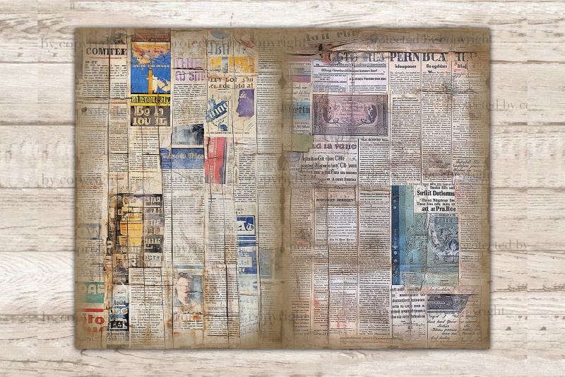 newspaper-journal-card-vintage-ephemera