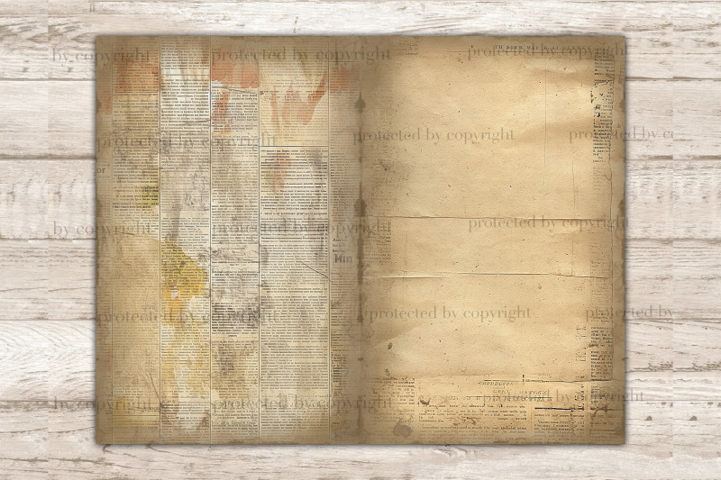 vintage-newspaper-junk-journal-digital-collage-sheet