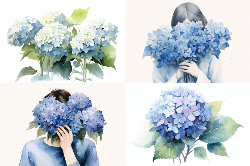 hydrangea-hues-watercolor-floral-collection