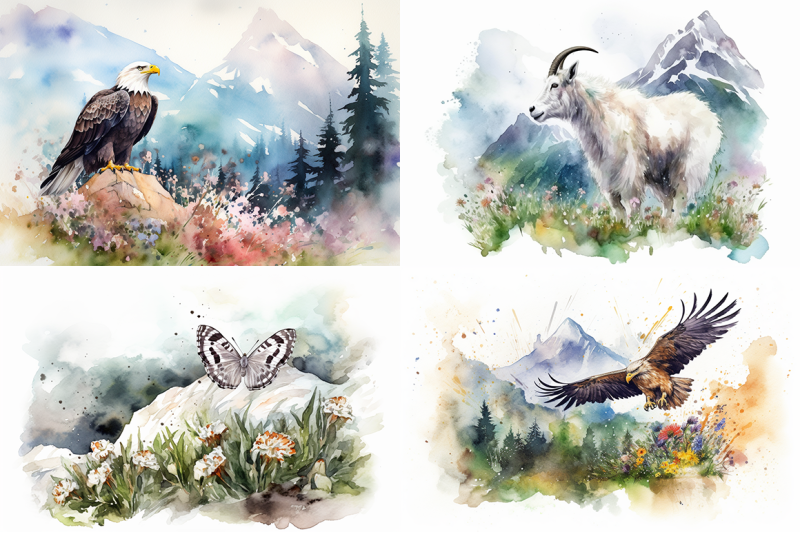 alpine-beauty-watercolor-collection