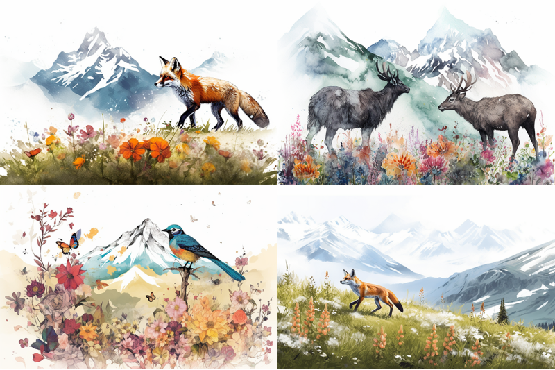 alpine-beauty-watercolor-collection