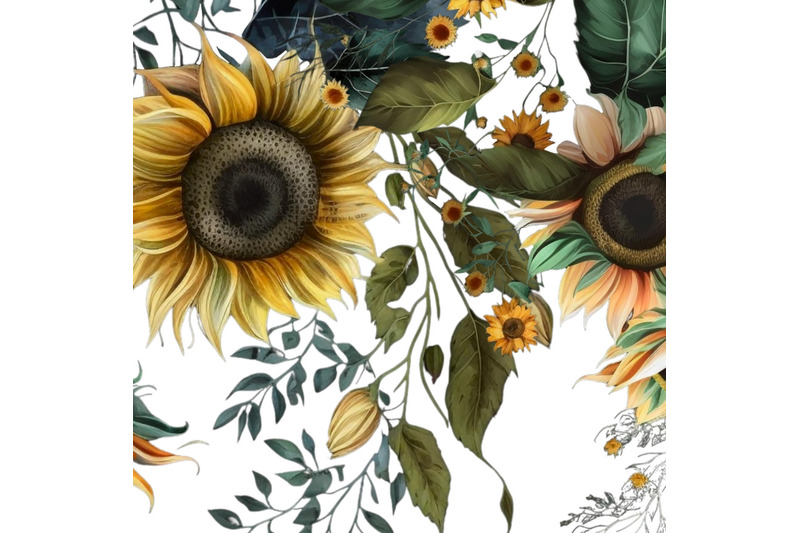 sunflower-40oz-png-quencher-tumbler-wrap-sublimation-design
