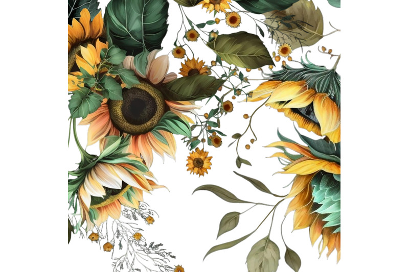 sunflower-40oz-png-quencher-tumbler-wrap-sublimation-design