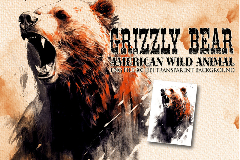 grizzly-bear-american-wild-animal-png