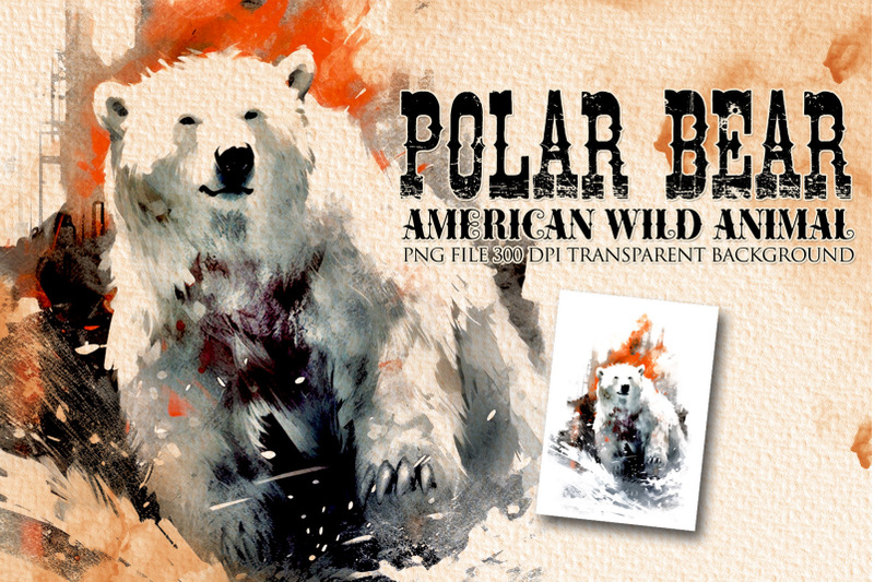 polar-bear-american-wild-animal-clipart