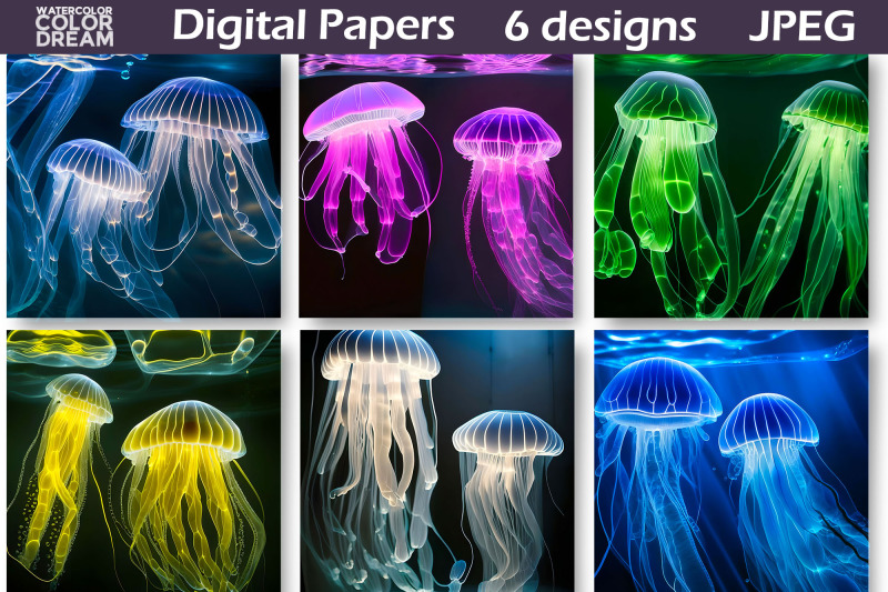 jellyfish-illustration-jellyfish-digital-paper