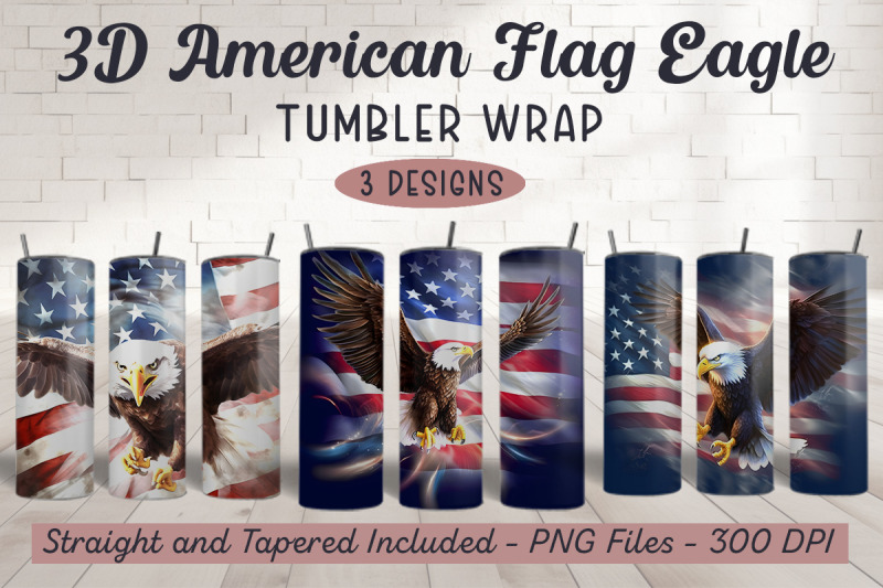 3d-american-flag-eagle-tumbler-wrap