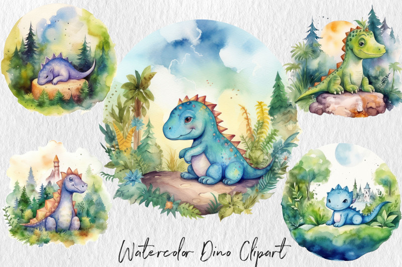 watercolor-dinosaur-clipart