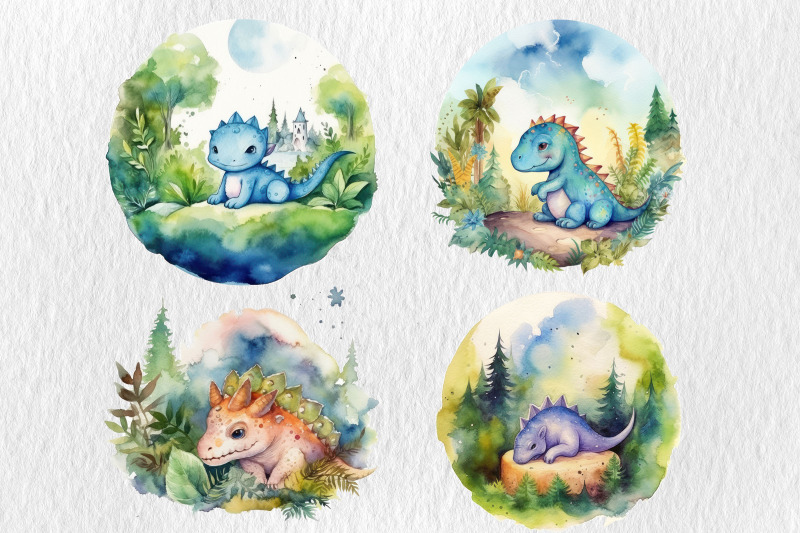 watercolor-dinosaur-clipart