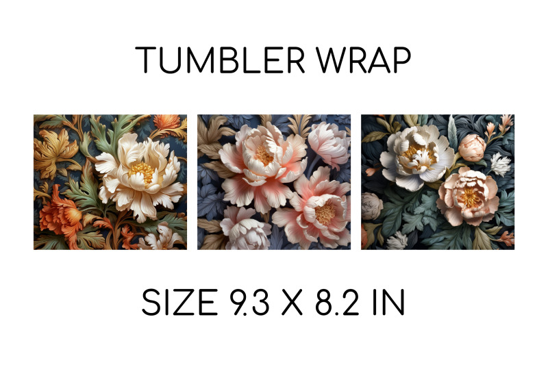 3d-sublimation-tumbler-wrap-3d-flowers-tumbler-bundle