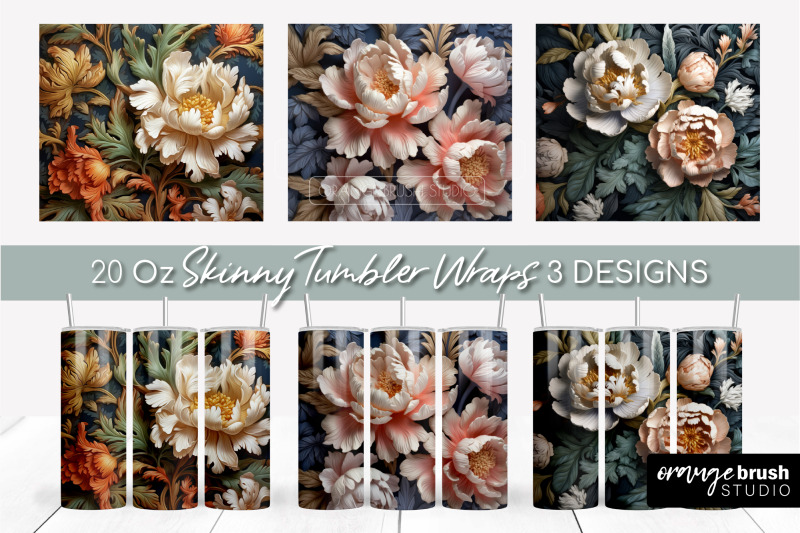 3d-sublimation-tumbler-wrap-3d-flowers-tumbler-bundle