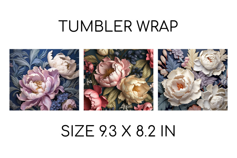 3d-sublimation-tumbler-bundle-3d-flowers-tumbler-wrap