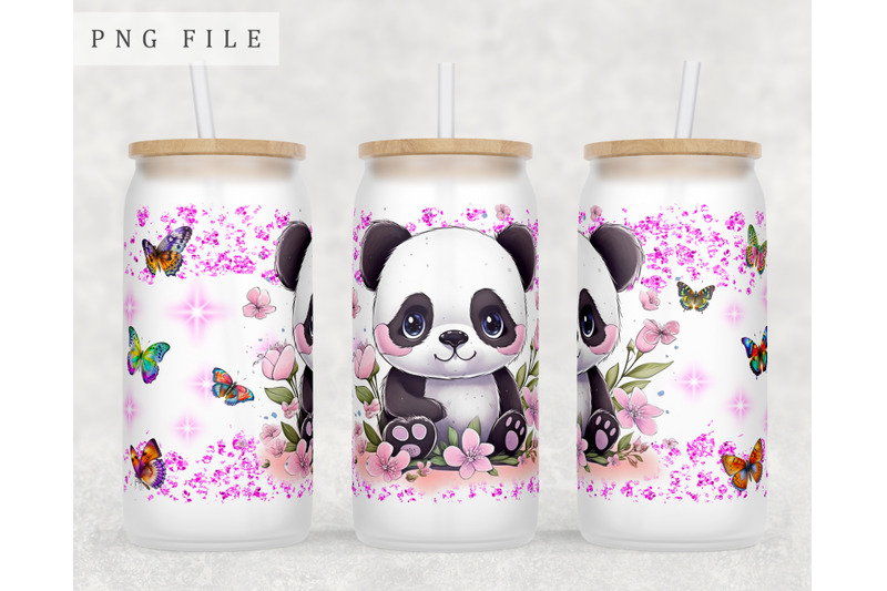 baby-panda-libbey-glass-can-wrap-16oz-glass-can-sublimation-design