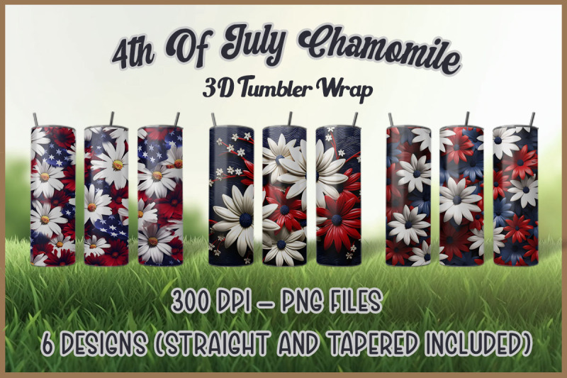 4th-of-july-chamomile-tumbler-wrap
