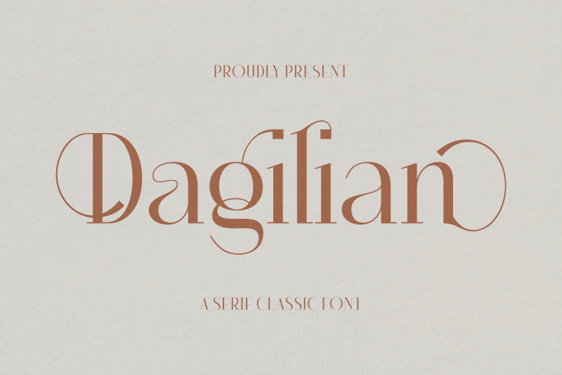 dagilian-typeface