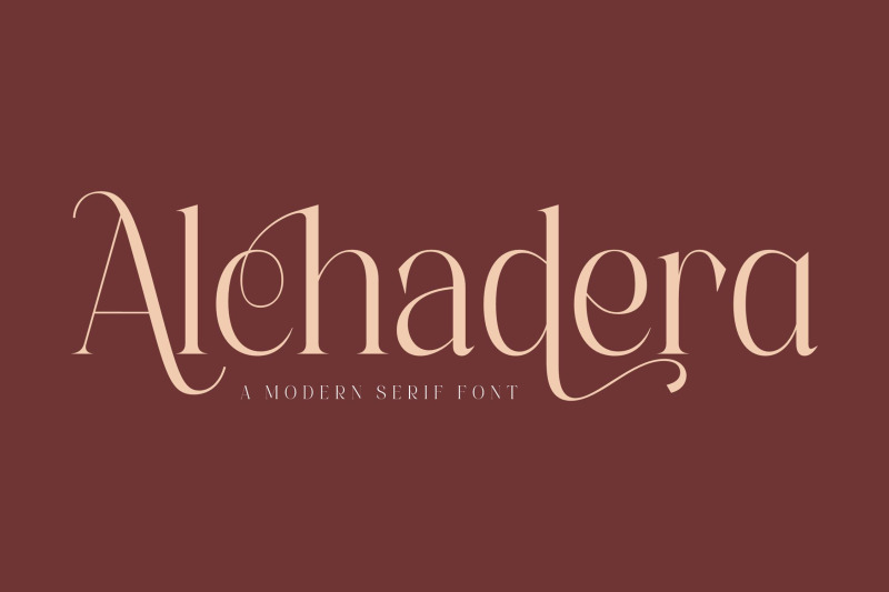 alchadera-typeface