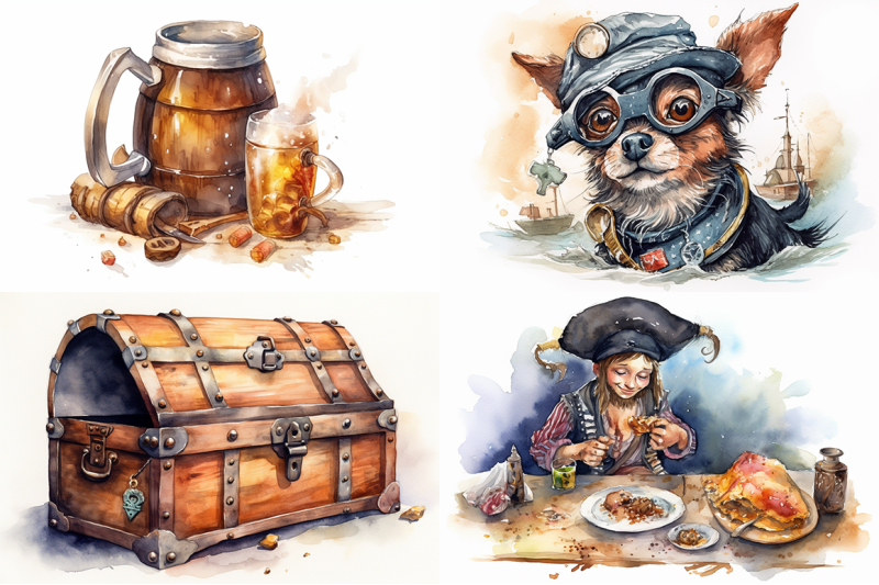 pirates-ahoy-watercolor-collection