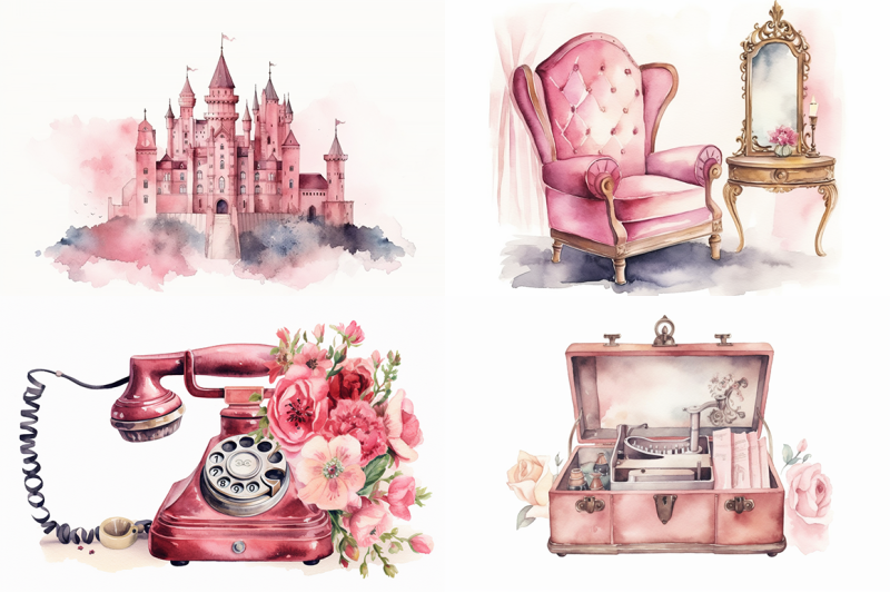 princess-dreams-watercolor-collection