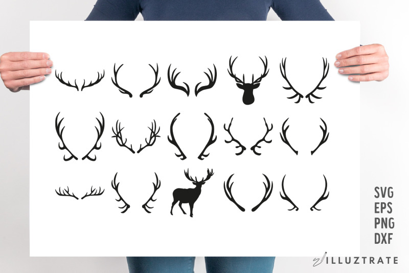 antlers-svg-cut-files-antlers-clipart