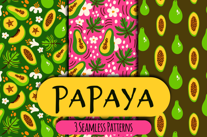 papaya-seamless-patterns