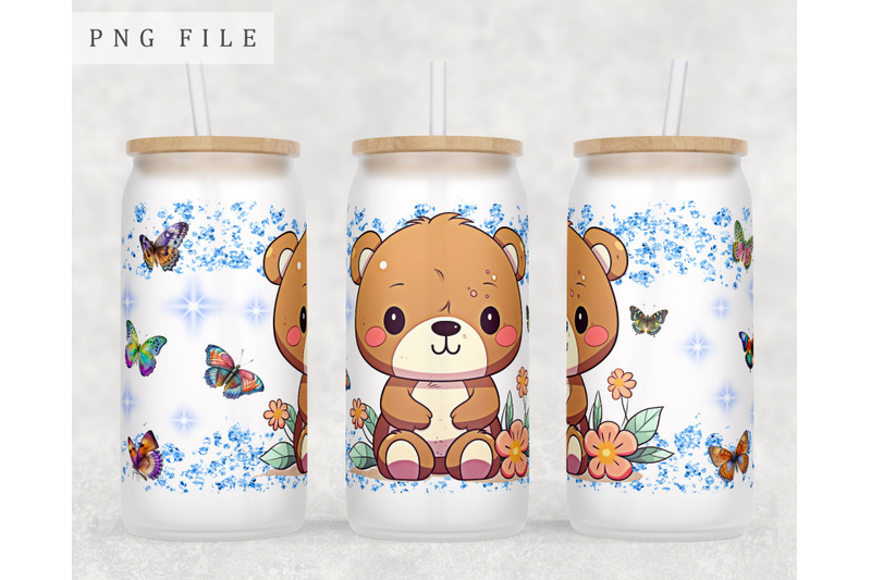 baby-bear-libbey-glass-can-wrap-16oz-glass-can-sublimation-design