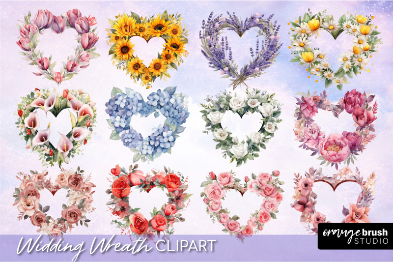 wedding-wreaths-png-sublimation-bundle-heart-floral-frame