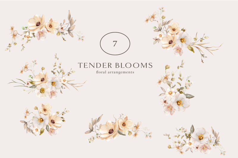 tender-blooms-watercolor-floral-clipart-collection