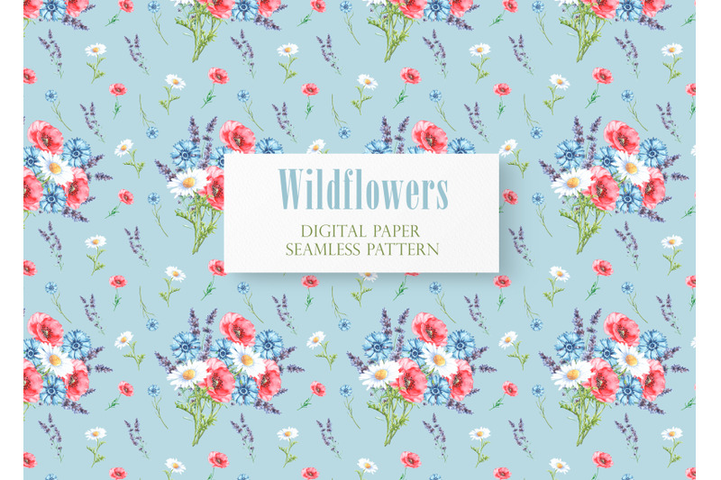 meadow-flowers-watercolor-digital-paper-seamless-pattern-wildflowers