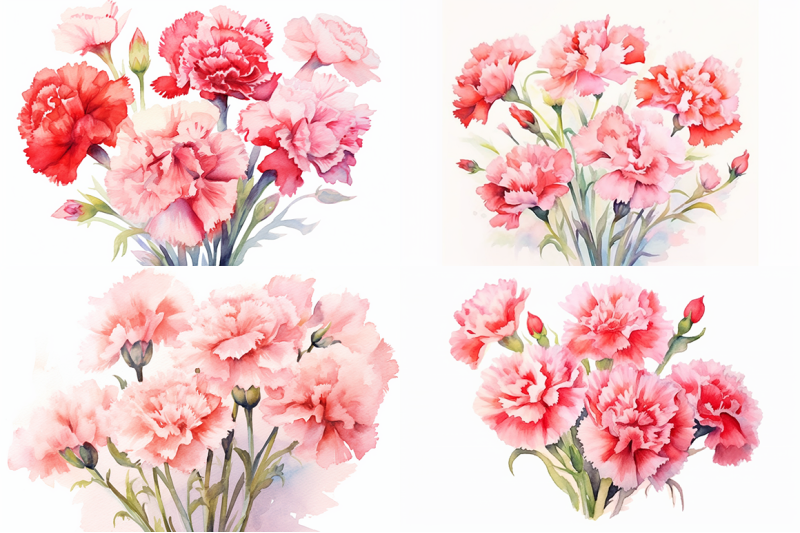 radiant-blossoms-watercolor-carnation