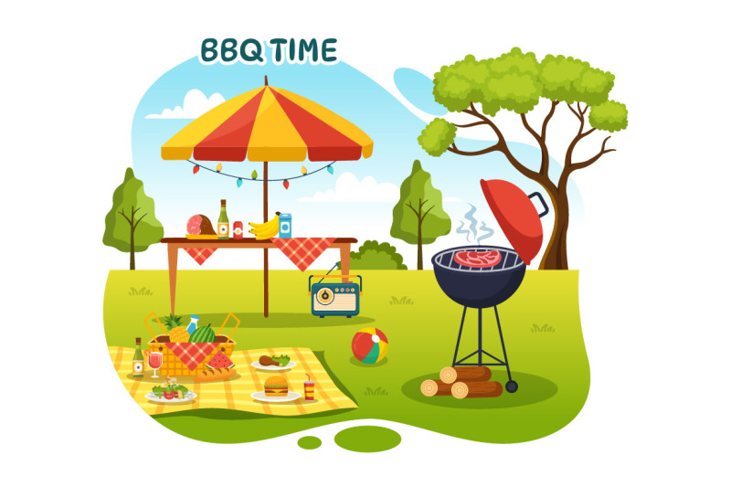 19-barbecue-and-grill-set-vector-illustration