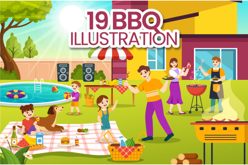 19-barbecue-and-grill-set-vector-illustration