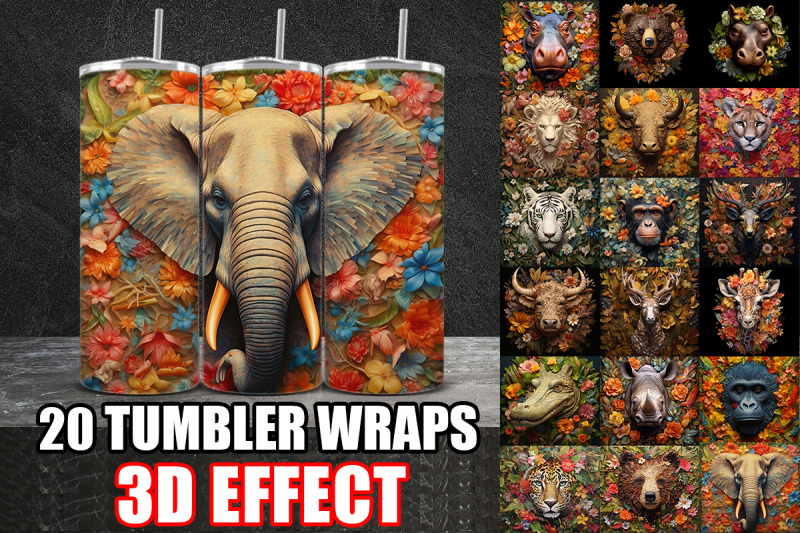 3d-fall-wild-animals-tumbler-wrap