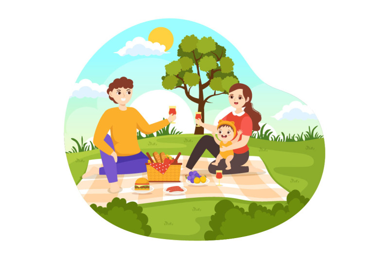 15-summer-holiday-picnic-illustration