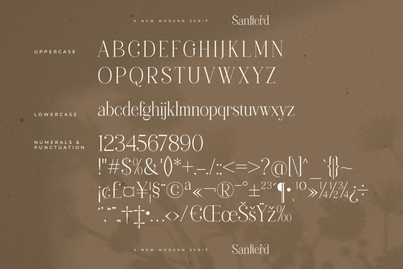 sanfterd-typeface