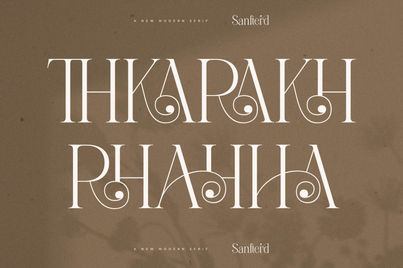 sanfterd-typeface