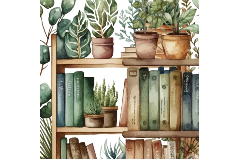 books-and-plants-40oz-quencher-tumbler-sublimation-design