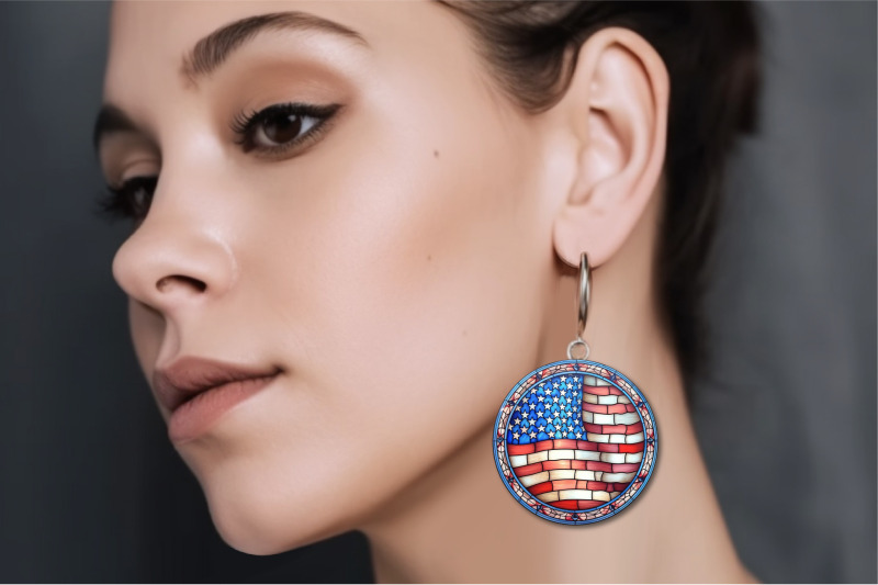 4th-of-july-stained-glass-round-earrings-bundle