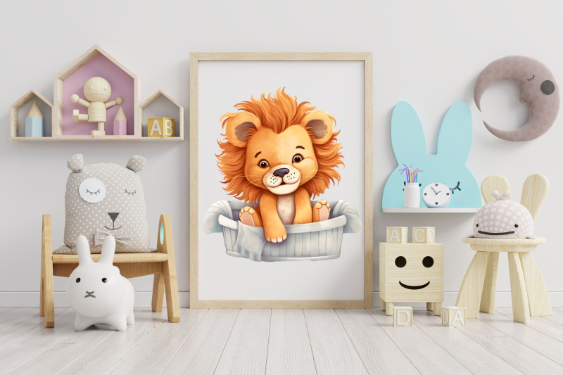 cute-baby-lion-clipart-for-kids-room