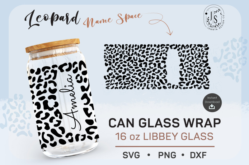 leopard-print-svg-16oz-space-name-svg-can-glass-full-wrap